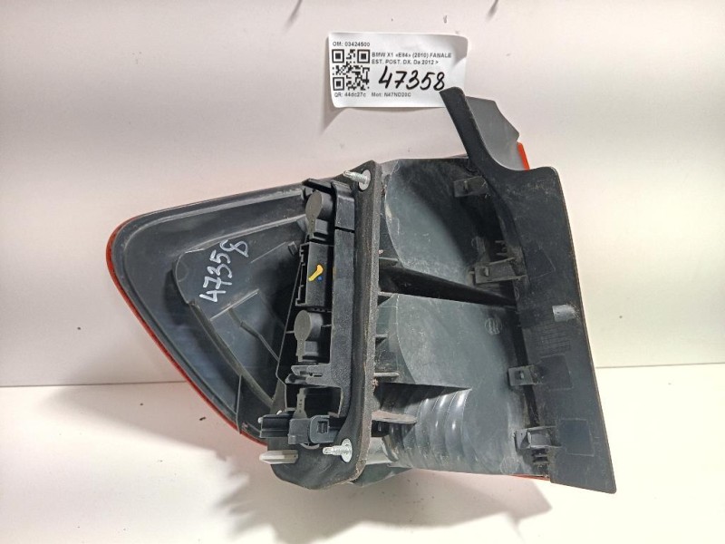 Fanale EST POST DX 63212990110 03424500 Bmw X1 E84 2010
