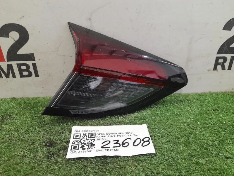 Fanale INT POST SX 9830097780 Opel Corsa F 2019