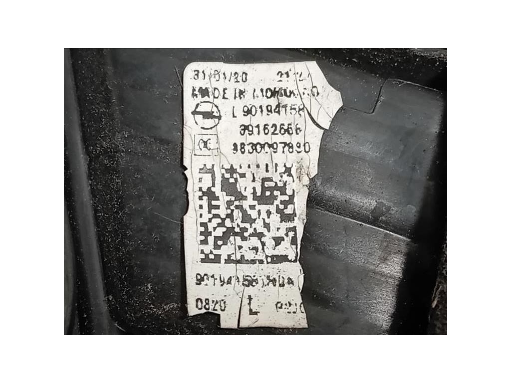 Fanale INT POST SX 9830097780 SINISTRO SX Opel Corsa F 2019