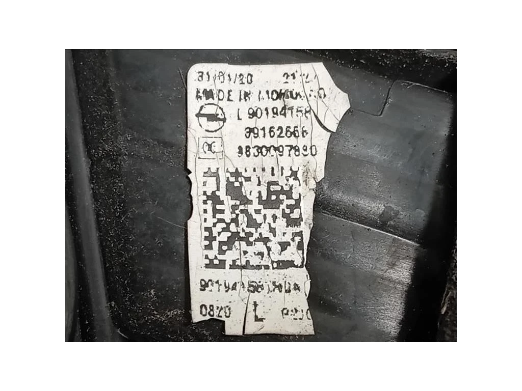 Fanale INT POST SX 9830097780 SINISTRO SX Opel Corsa F 2019