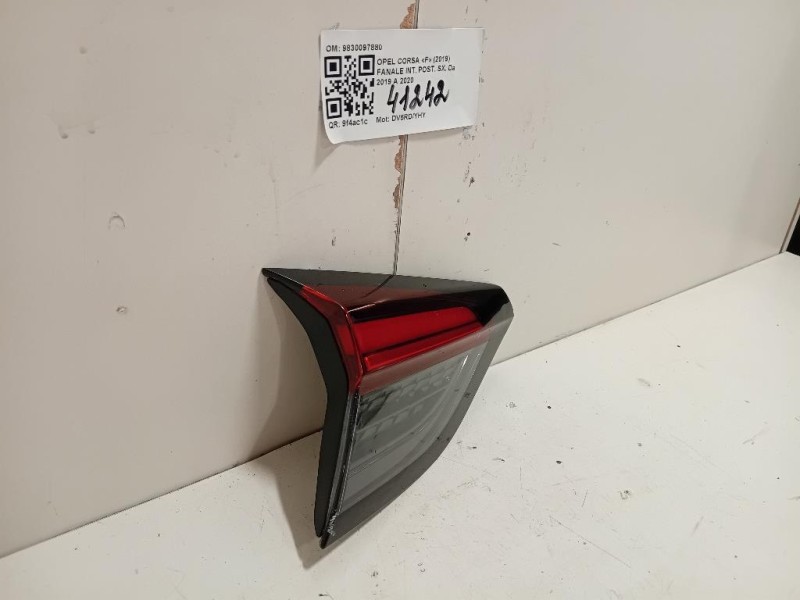 Fanale INT POST SX 9830097780 SINISTRO SX Opel Corsa F 2019
