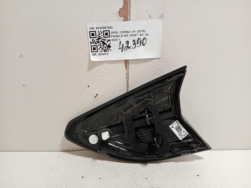 Fanale INT POST SX 9830097880 Opel Corsa F 2019