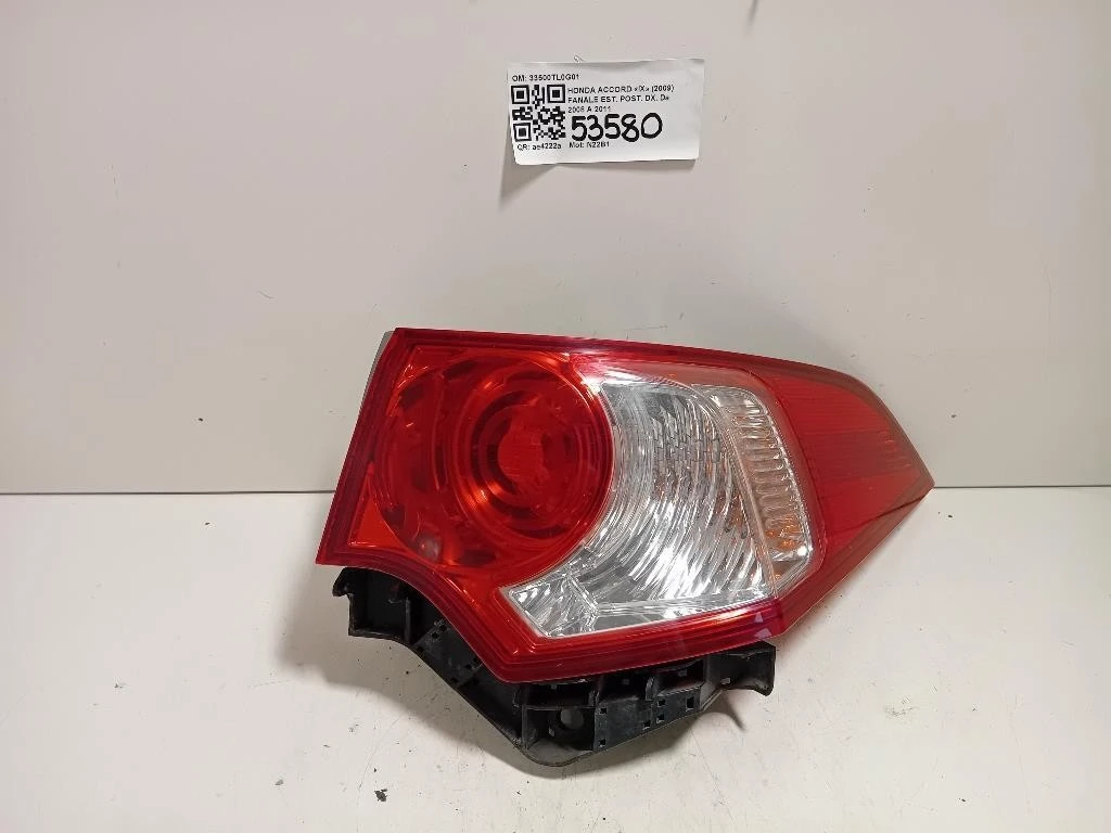 Fanale EST POST DX 33500TL0G01 Honda Accord IX 2009