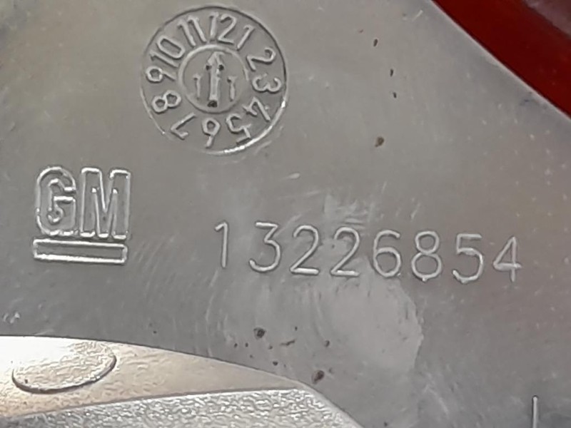 Fanale INT POST SX 13226854 Opel Insignia A 2009