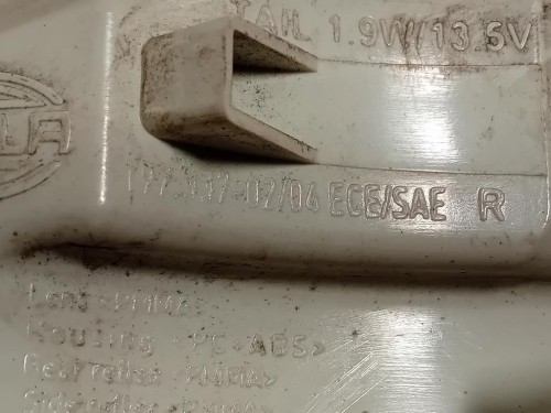 Fanale EST POST DX 19733702 Jaguar XE 2015