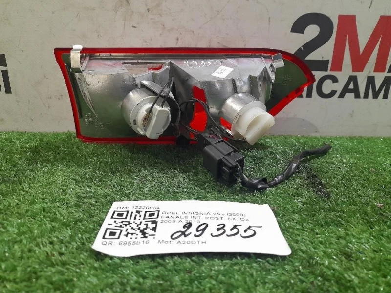 Fanale INT POST SX 13226854 Opel Insignia A 2009