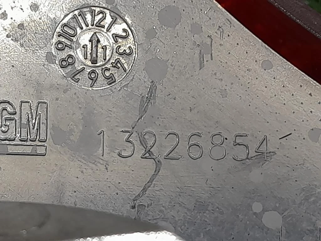 Fanale INT POST SX 13226854 Opel Insignia A 2009