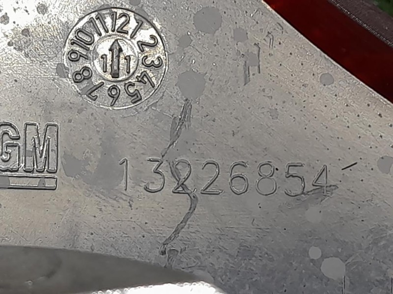 Fanale INT POST SX 13226854 Opel Insignia A 2009