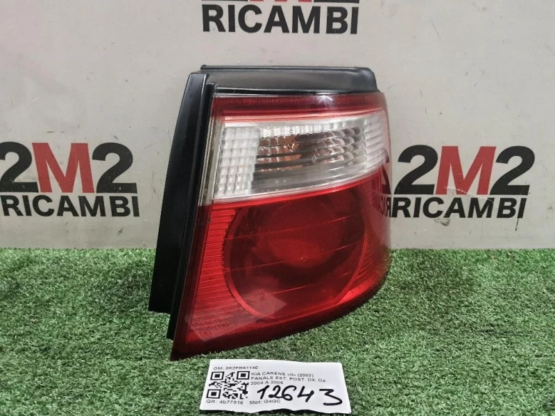 Fanale EST POST DX 0K2FB51140 Kia Carens II 2002