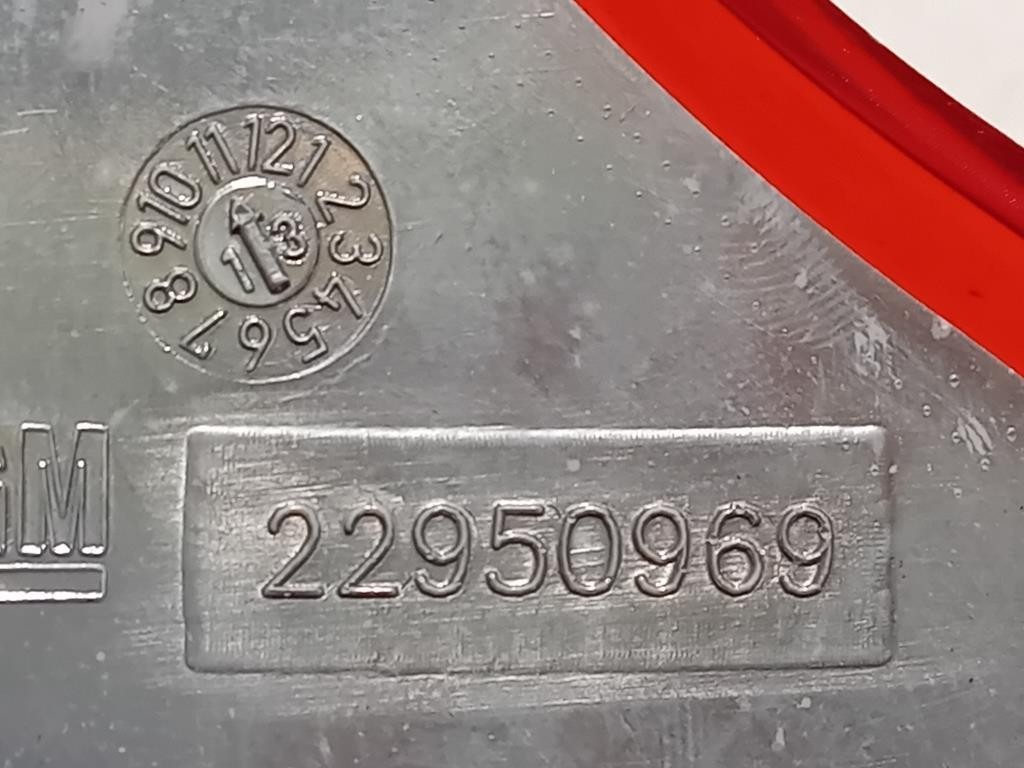 Fanale INT POST SX 13226854 SX Opel Insignia A 2009