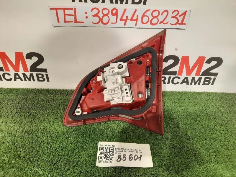Fanale INT POST SX 13 260 838 Opel Meriva B 2014