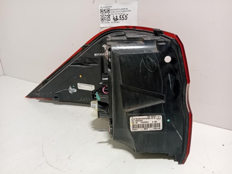 Fanale EST POST DX A1669063201 Mercedes Classe ML W166 2012