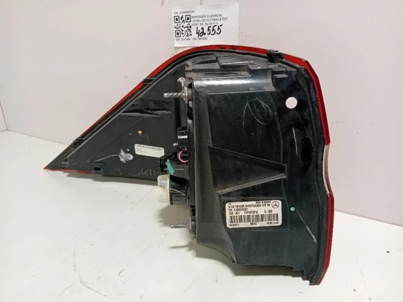 Fanale EST POST DX A1669063201 Mercedes Classe ML W166 2012