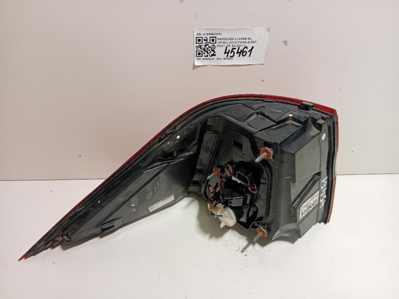 Fanale EST POST DX A1669063201 Mercedes Classe ML W166 2012
