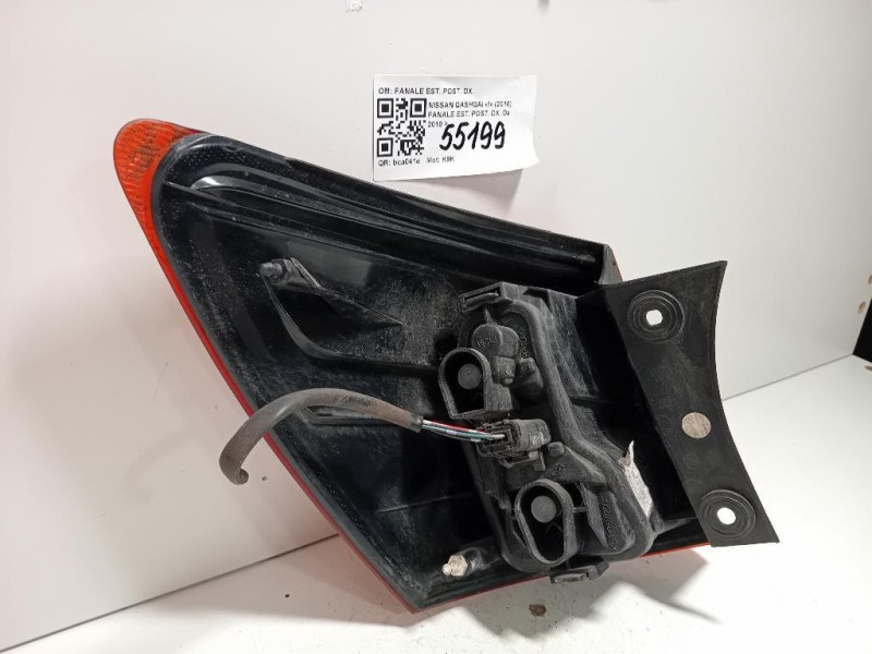 Fanale EST POST DX FANALE EST POST DX Nissan Qashqai I 2010