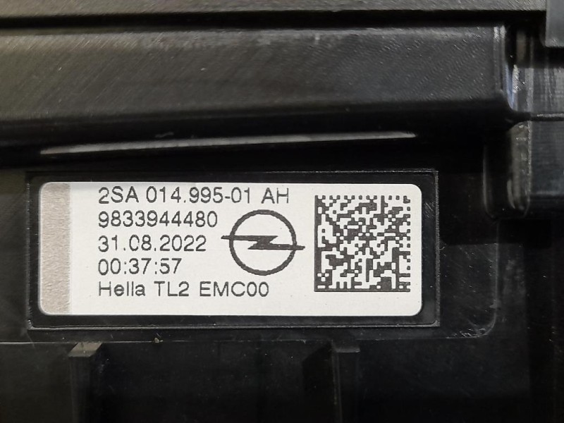 Fanale INT POST SX 9833944480 Opel Mokka B 2020