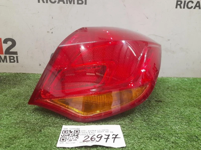 Fanale EST POST DX 13306454 Opel Astra J 2010