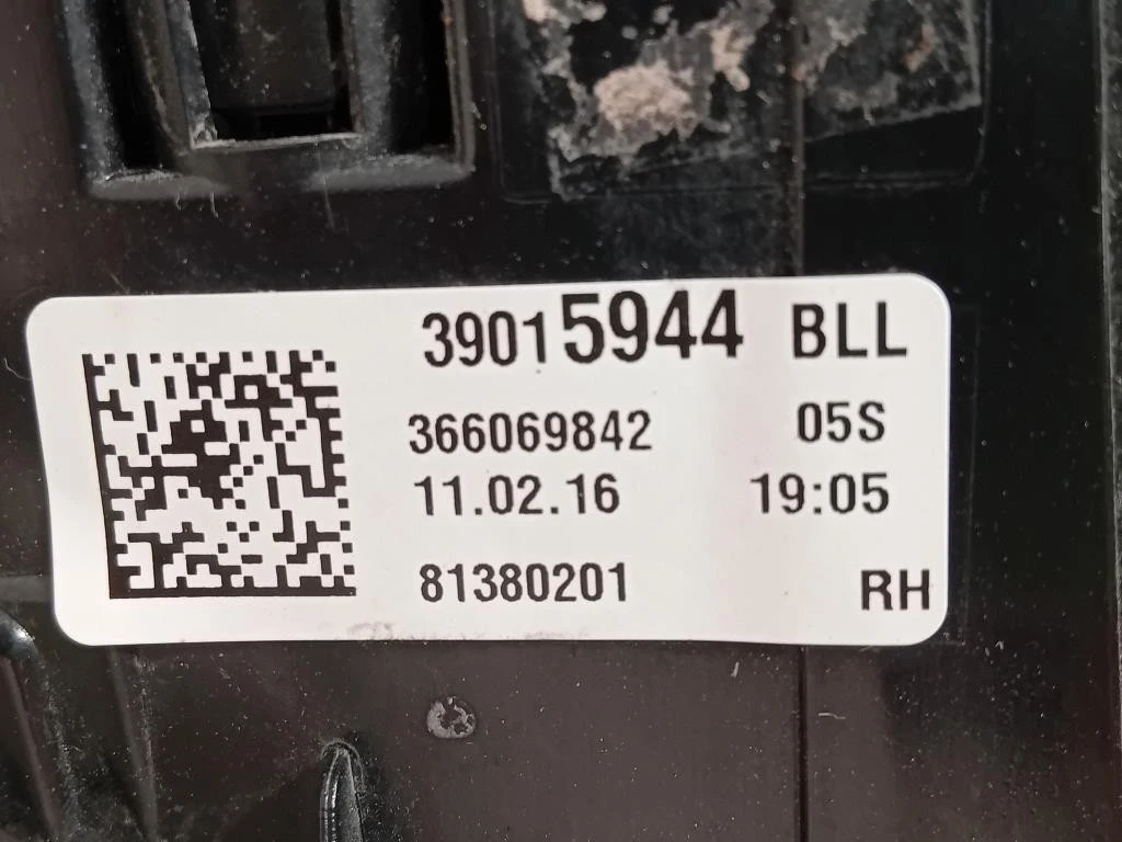 Fanale EST POST DX 39015944 Opel Astra K 2016