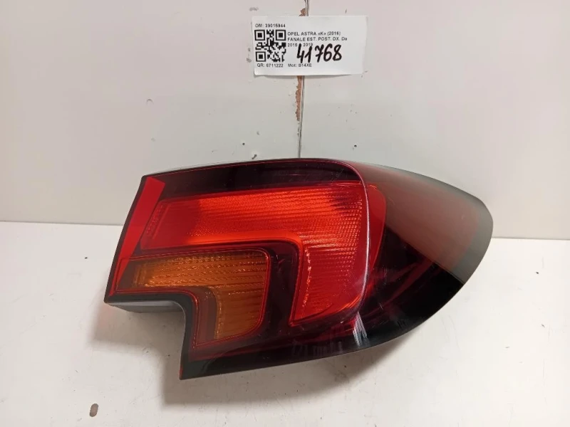 Fanale EST POST DX 39015944 Opel Astra K 2016