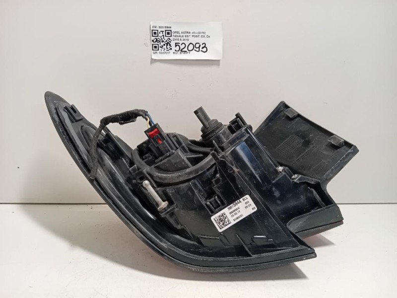 Fanale EST POST DX 39015944 Opel Astra K 2016