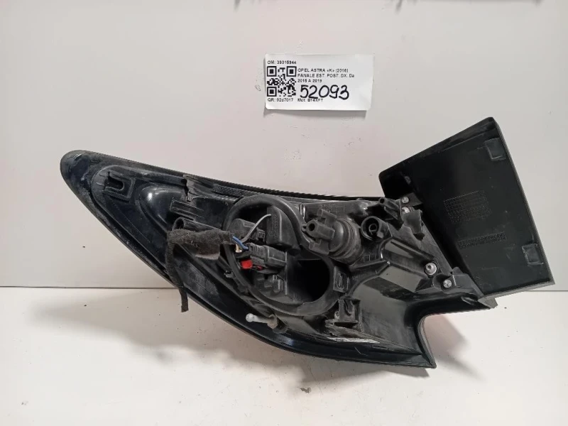Fanale EST POST DX 39015944 Opel Astra K 2016
