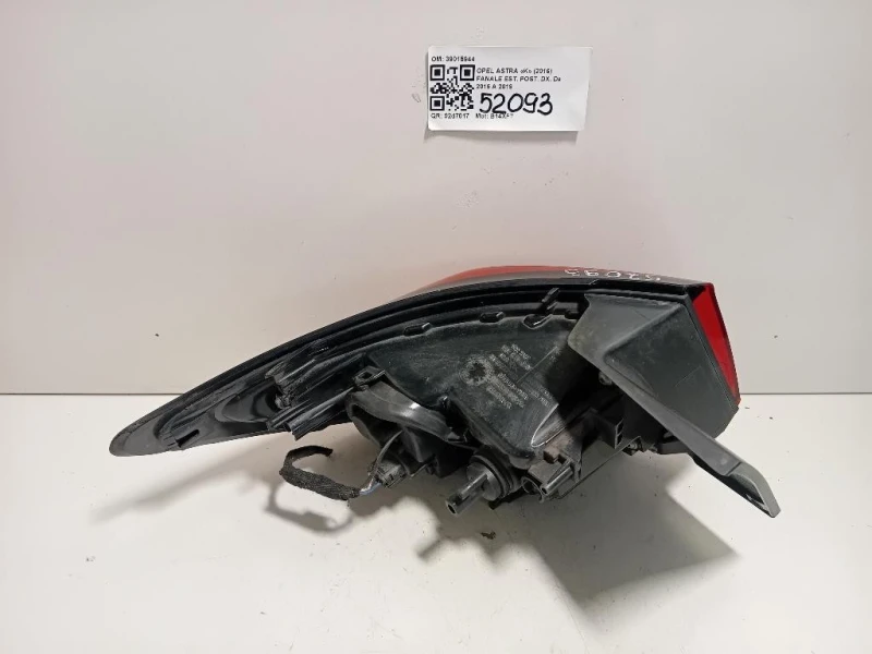 Fanale EST POST DX 39015944 Opel Astra K 2016