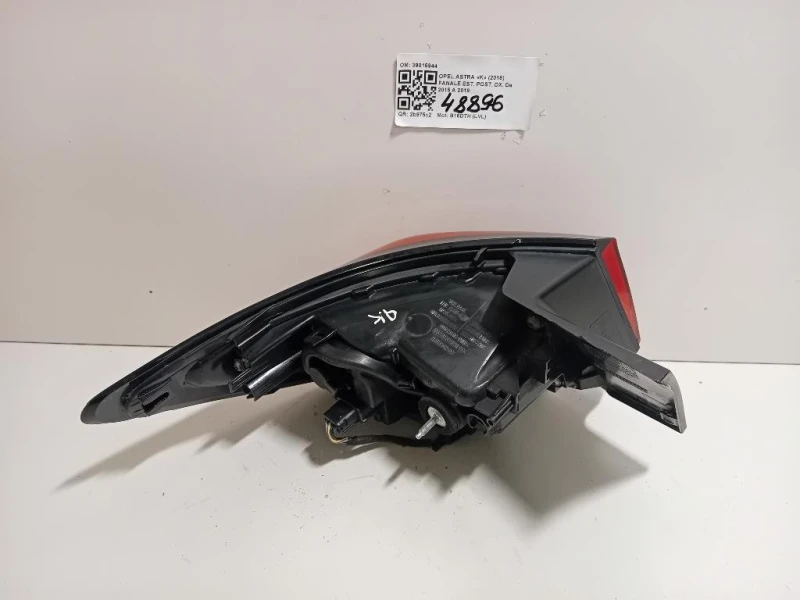 Fanale EST POST DX 39015944 Opel Astra K 2016