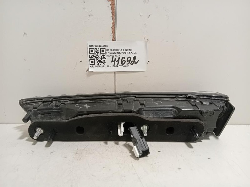 Fanale INT POST SX 9833944480 Opel Mokka B 2020