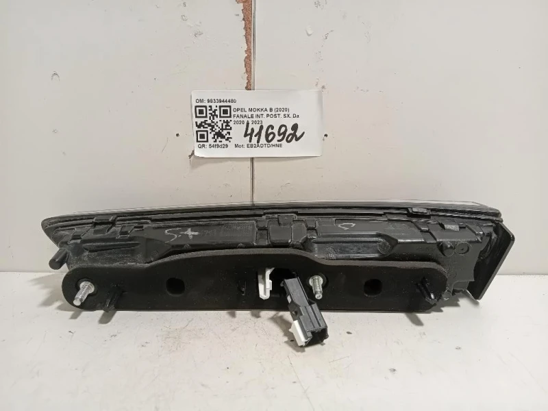 Fanale INT POST SX 9833944480 Opel Mokka B 2020