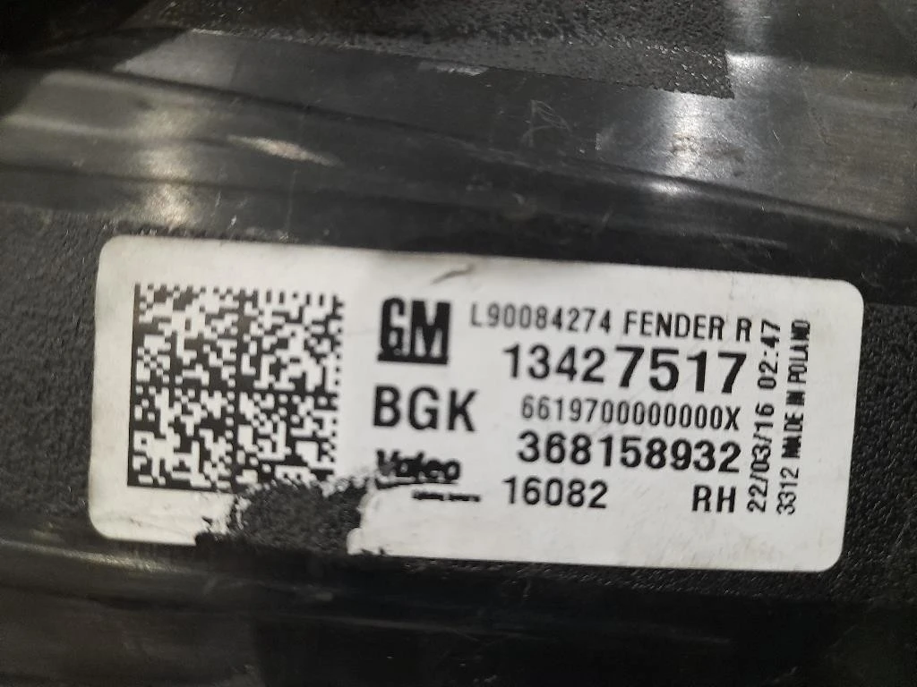 Fanale EST POST DX 13427517 Opel Astra K SW 2016