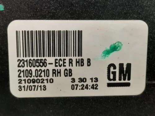 Fanale EST POST DX 23160556 Opel Insignia A 2013