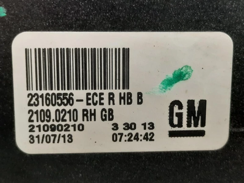 Fanale EST POST DX 23160556 Opel Insignia A 2013