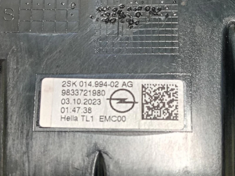 Fanale EST POST DX 9833721980 Opel Mokka B 2020
