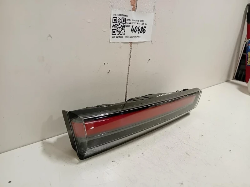 Fanale INT POST SX 9861335680 Opel Mokka B 2020