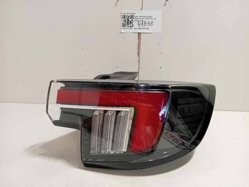 Fanale EST POST DX 9833721980 Opel Mokka B 2020