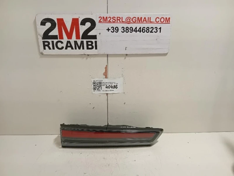 Fanale INT POST SX 9861335680 Opel Mokka B 2020