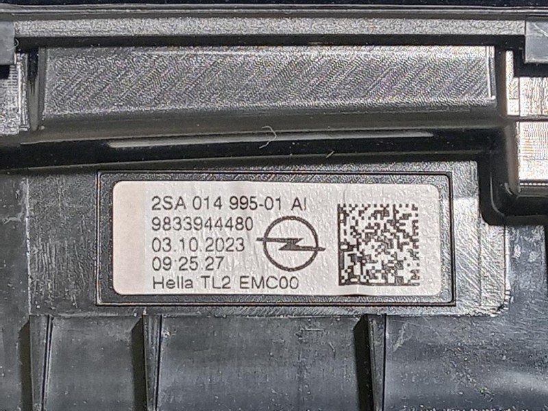 Fanale INT POST SX 9833944480 Opel Mokka B 2020