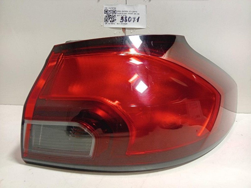 Fanale EST POST DX 13278785 Opel Zafira C 2012
