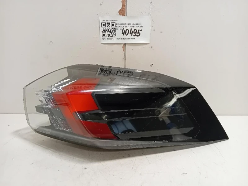Fanale EST POST DX 9838190480 Peugeot 2008 II 2020
