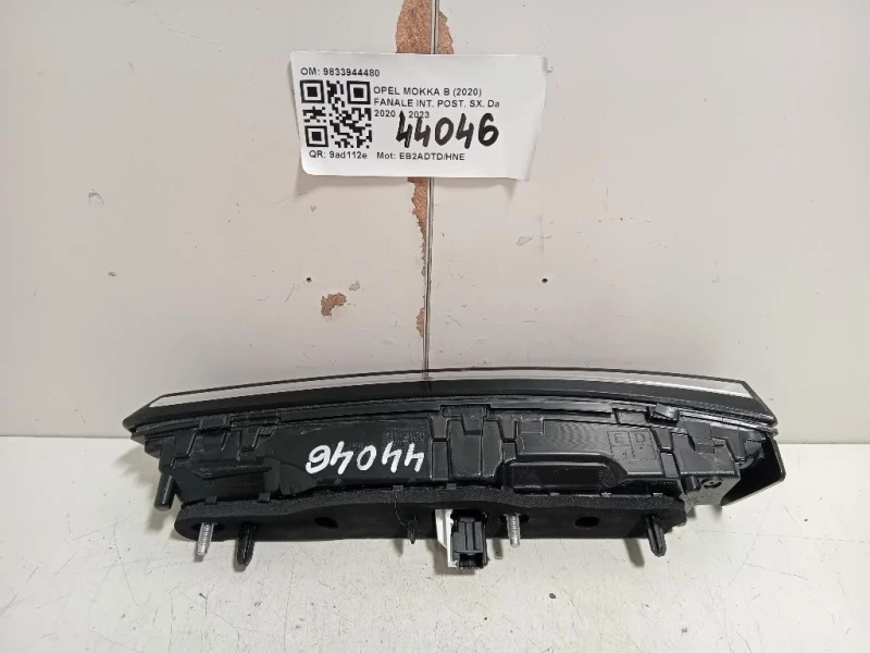 Fanale INT POST SX 9833944480 Opel Mokka B 2020