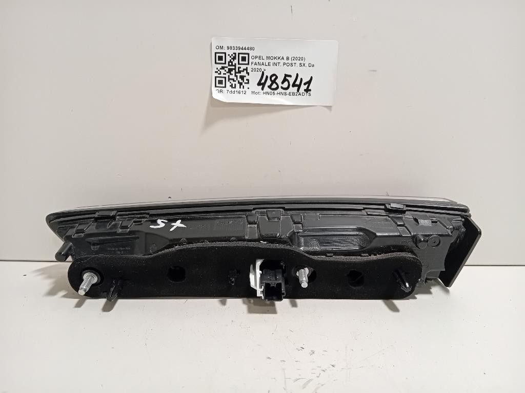 Fanale INT POST SX 9833944480 Opel Mokka B 2020