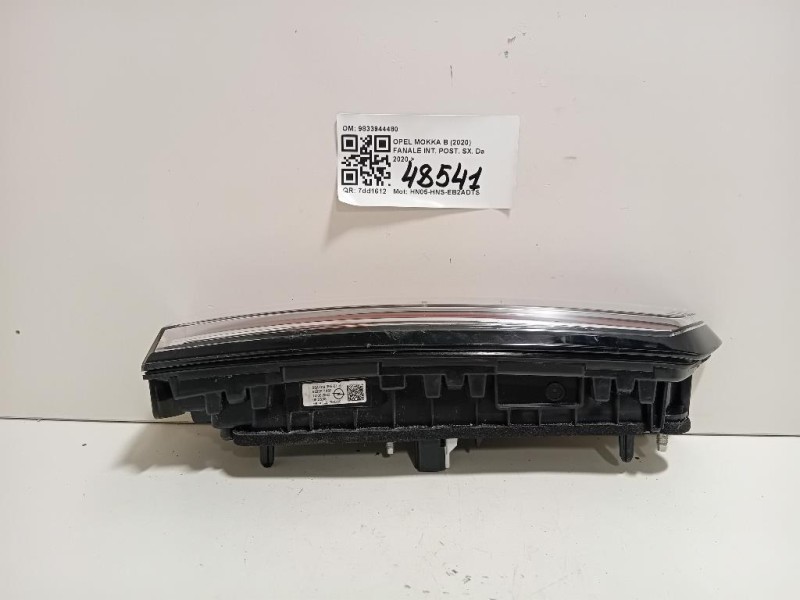 Fanale INT POST SX 9833944480 Opel Mokka B 2020