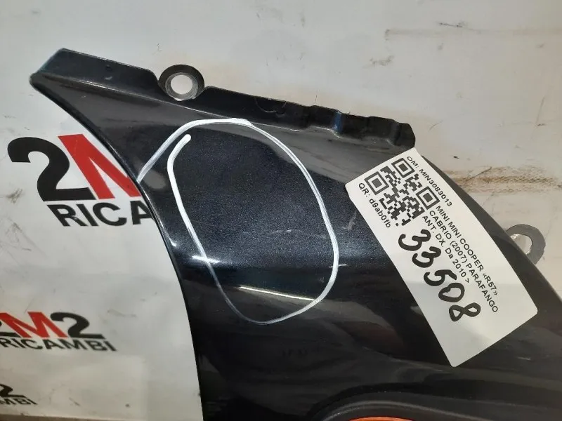 Parafango ANT DX MIN3083013 Mini MINI Cooper R57 Cabrio 2007