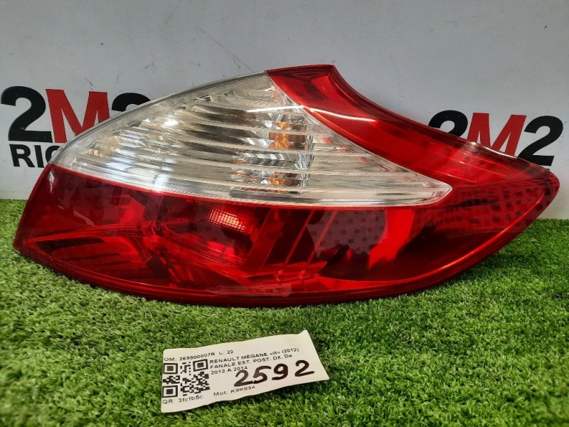 Fanale EST POST DX 265500007R Renault Mégane III 2012