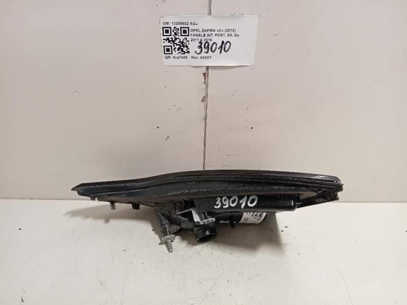 Fanale INT POST SX 13288832 AGJ Opel Zafira C 2012