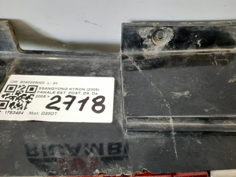 Fanale EST POST DX 8360209002 Ssangyong Kyron 2005