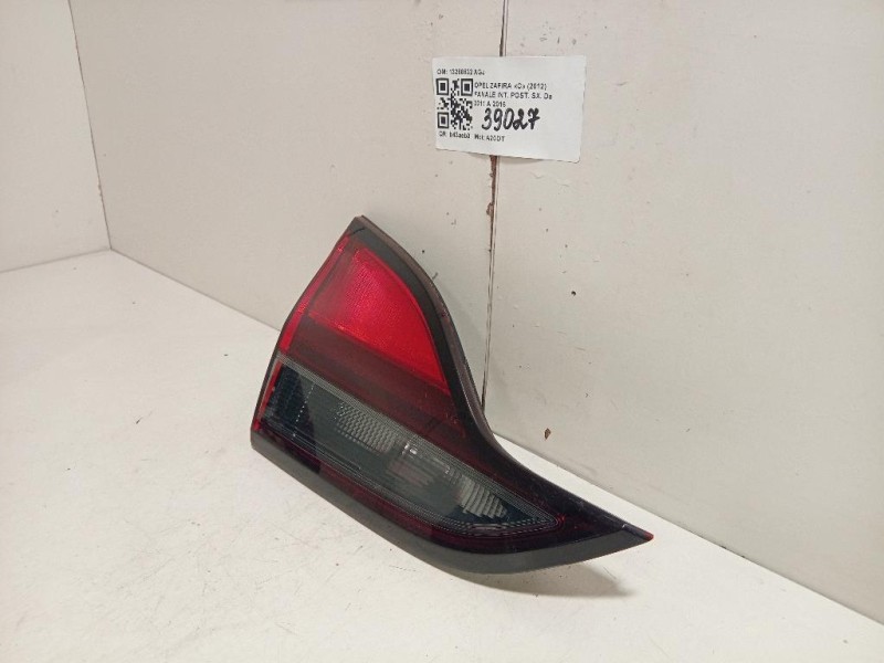 Fanale INT POST SX 13288832 AGJ Opel Zafira C 2012