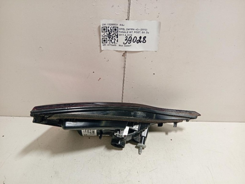 Fanale INT POST SX 13288831 AGJ Opel Zafira C 2012