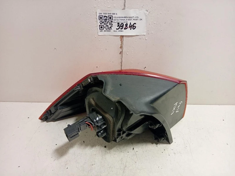 Fanale EST POST DX 5G0 945 096 N Volkswagen GOLF VII 2013