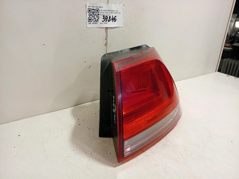 Fanale EST POST DX 5G0 945 096 N Volkswagen GOLF VII 2013